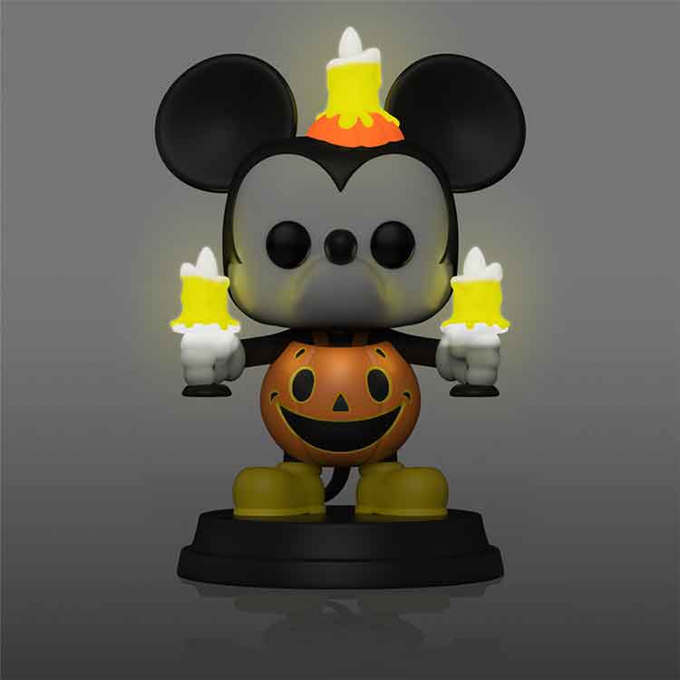 Funko POP! Super: Disney – Light-Up Mickey Mouse Jack-O-Lantern (SFX) – 17.78 cm