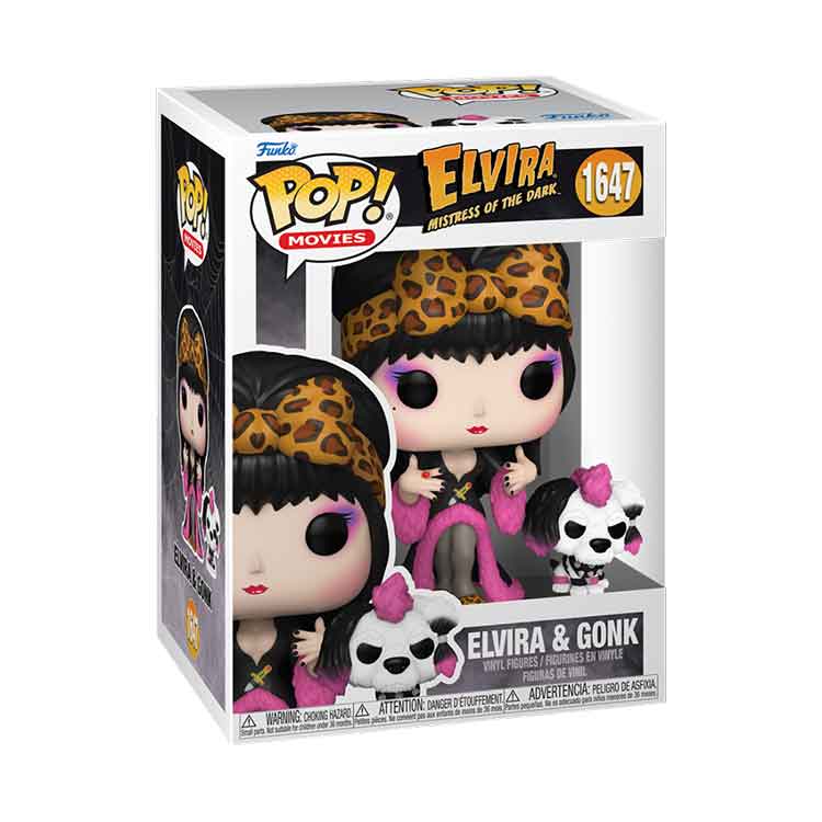 Funko POP & Buddy: Elvira & Gonk Vinyl Figure | 9cm Window Box