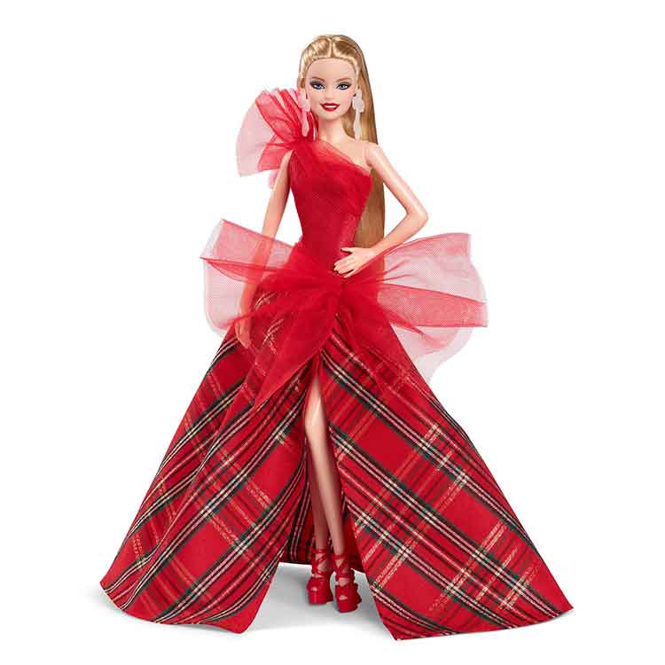 Barbie 2024 Holiday Doll – Platinum Blonde Collector Edition