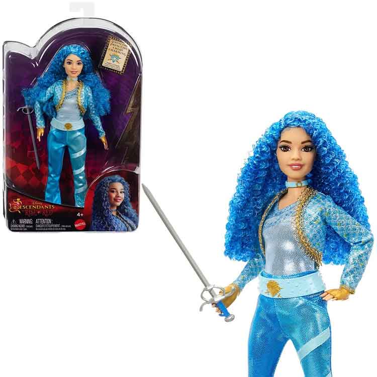 Disney Descendants: The Rise of Red – Princess Chloe Charming (Daughter of Cinderella) Fashion Doll