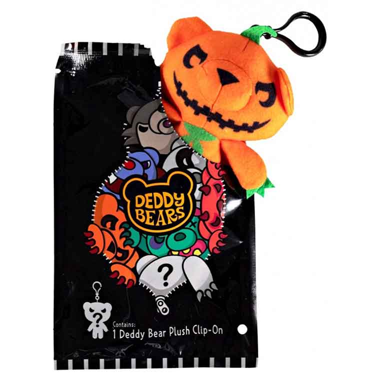 Deddy Bears Clip-On Blind Bag Plush – Series 1 | Mystery Horror Teddy Bear