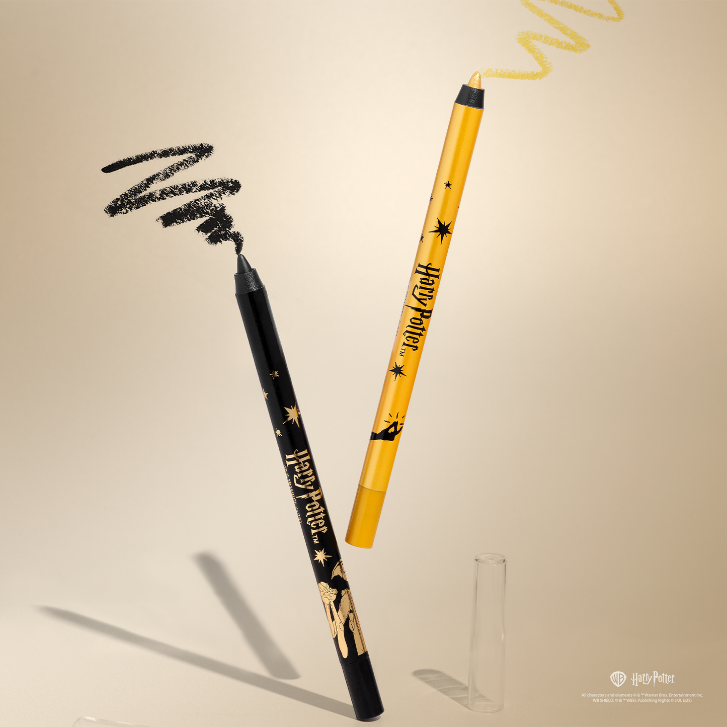 Harry Potter Dobby Is Free 2-teiliges Eyeliner-Set | Mattschwarz & Goldschimmer