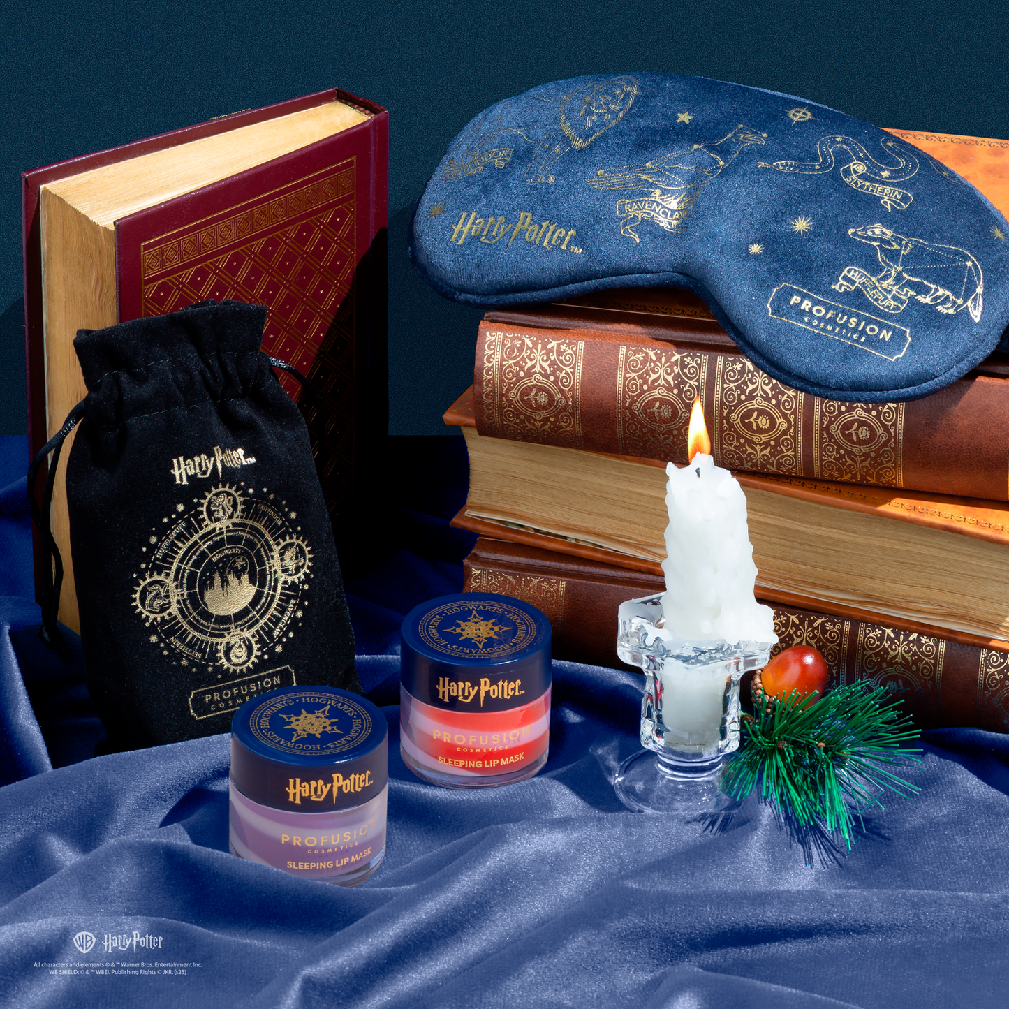 Harry Potter Hogwarts Night Set – Übernacht-Lippenmasken-Duo mit Hyaluronsäure & Vitamin E