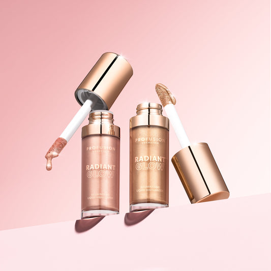 Radiant Glow Liquid Highlighter | Rose Quartz & Champagne