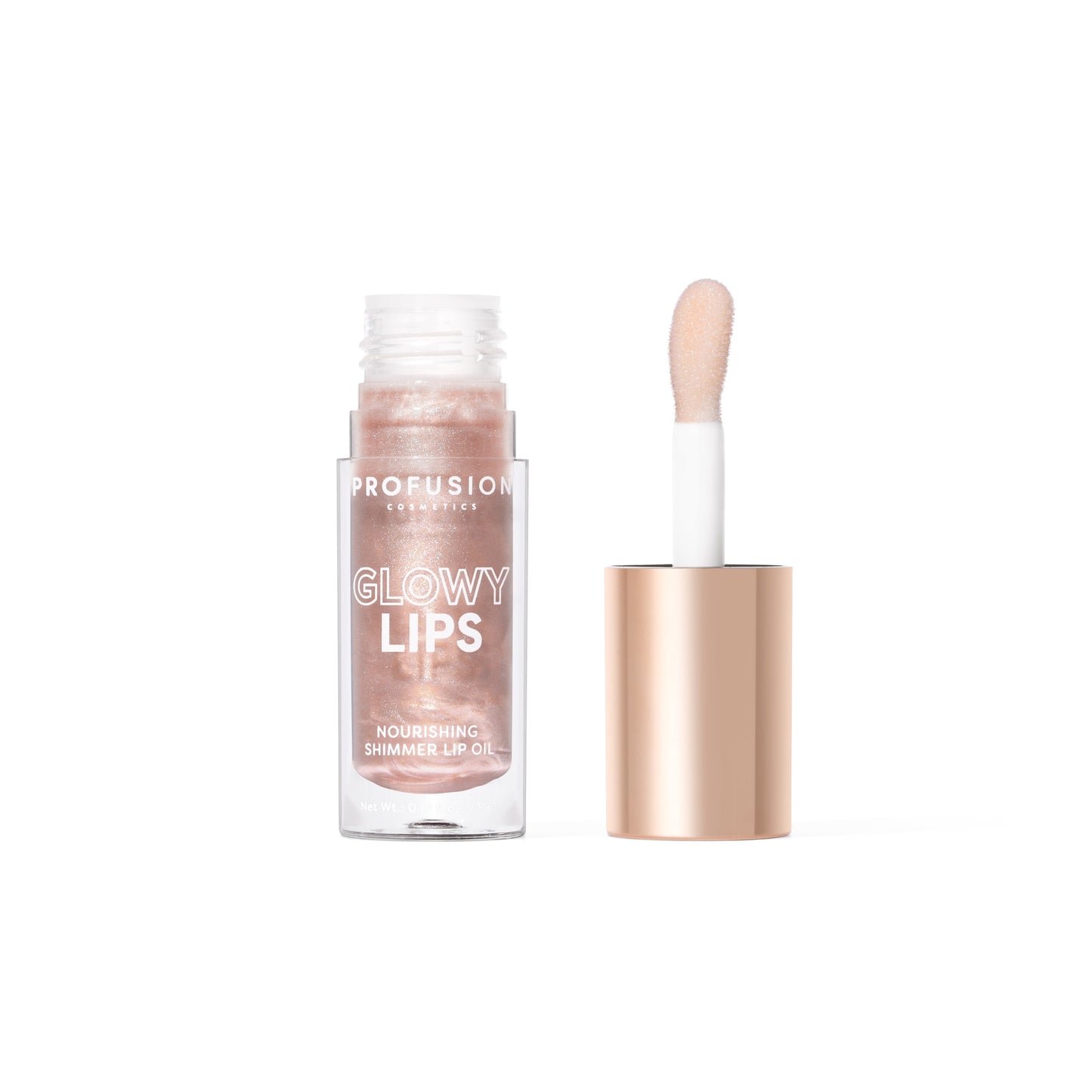 Glowy Lips Shimmer Lip Oil | Feuchtigkeitsspendender High-Shine Lipgloss | Profusion