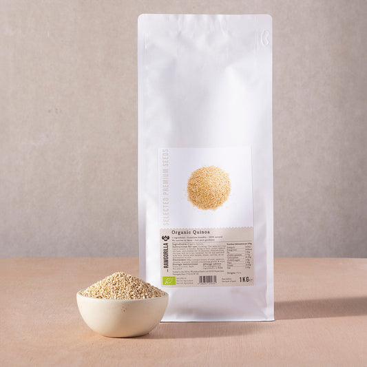 RAWGORILLA Quinua Orgánica 1kg - Grano Peruano Premium