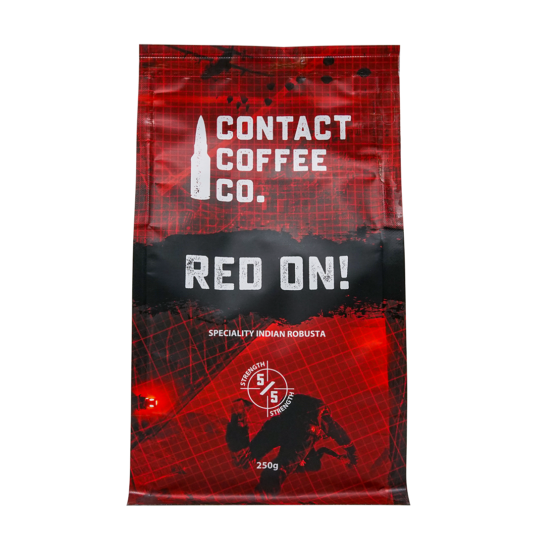 Red On! Kaffee mit hohem Koffeingehalt