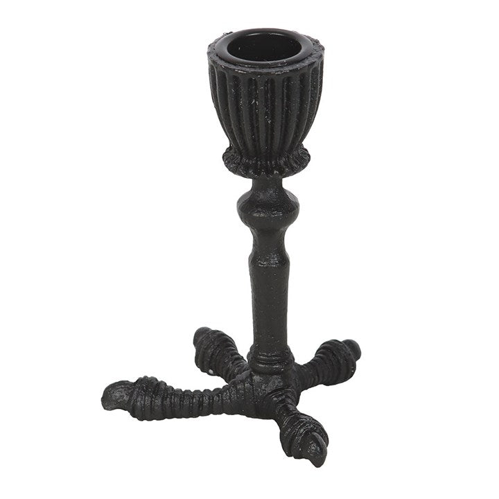 Raven Claw Taper Candle Holder