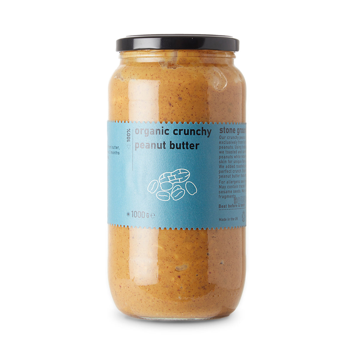 Bio Knusprige Erdnussbutter - RAWGORILLA