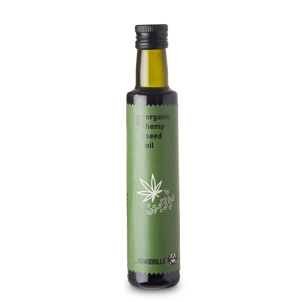 Aceite de Semilla de Cáñamo Ecológico - prensado en frío - 250ml - RAWGORILLA