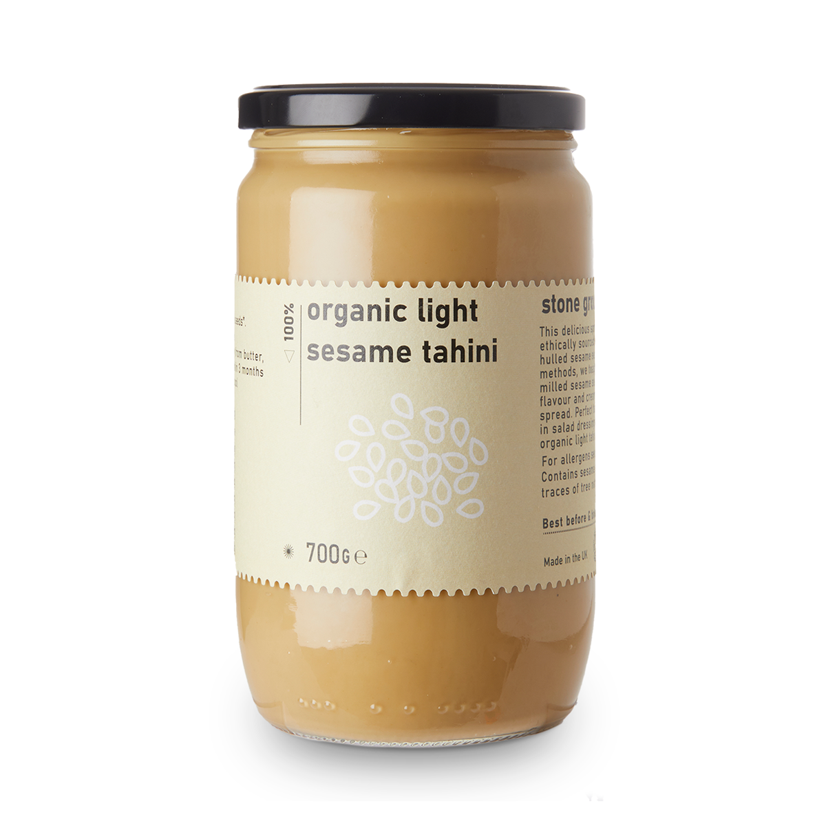 Tahini de Sésamo Claro Ecológico - RAWGORILLA