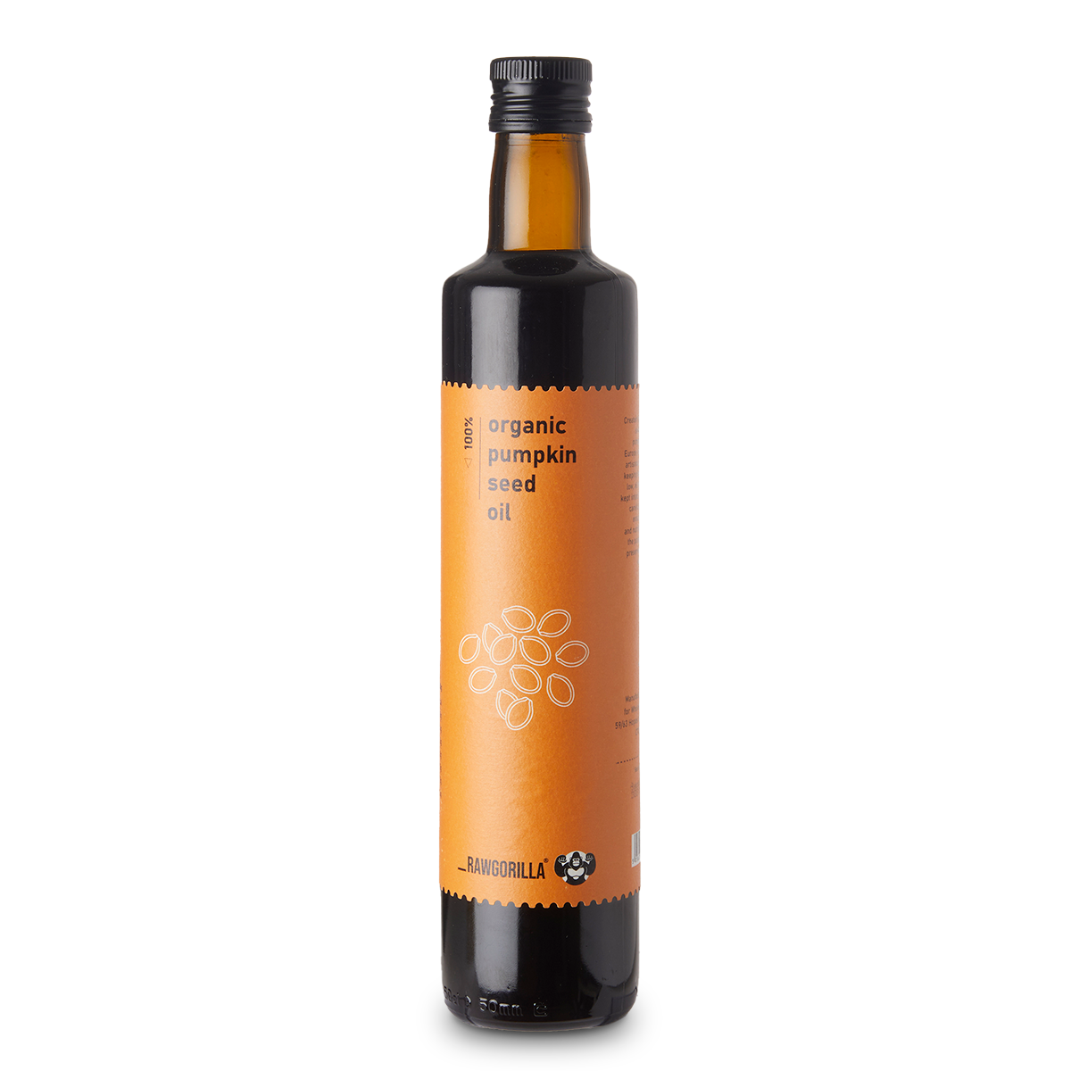 Bio Kürbiskernöl - Kaltgepresst 500ml - RAWGORILLA