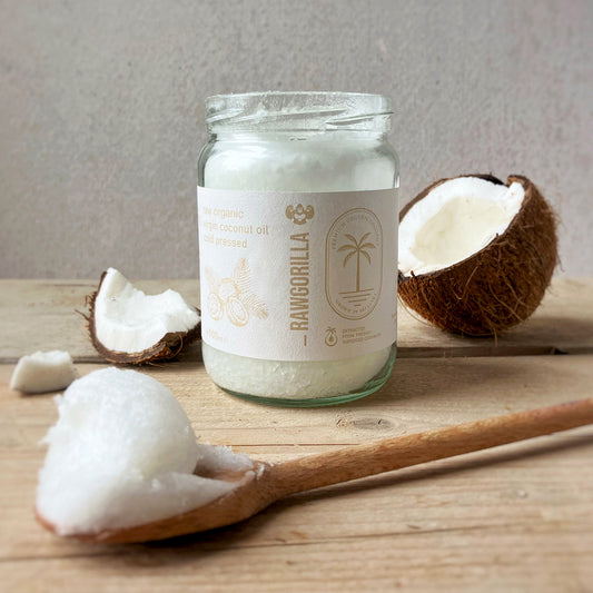 Aceite de Coco Virgen Ecológico Crudo - 500ml - RAWGORILLA