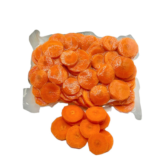 Fresh Sliced Carrots Ready To Cook 500g