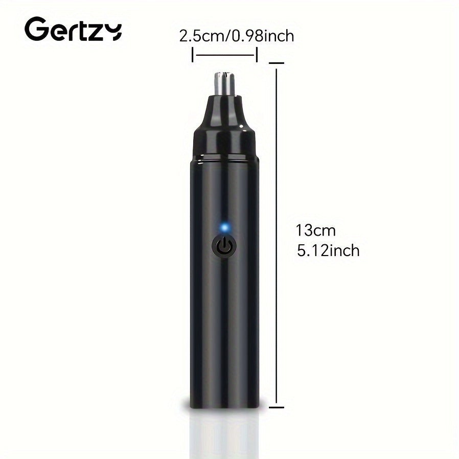 Rechargeable Nose & Ear Hair Trimmer - USB Electric Painless Facial, Eyebrow & Nose Hair Remover