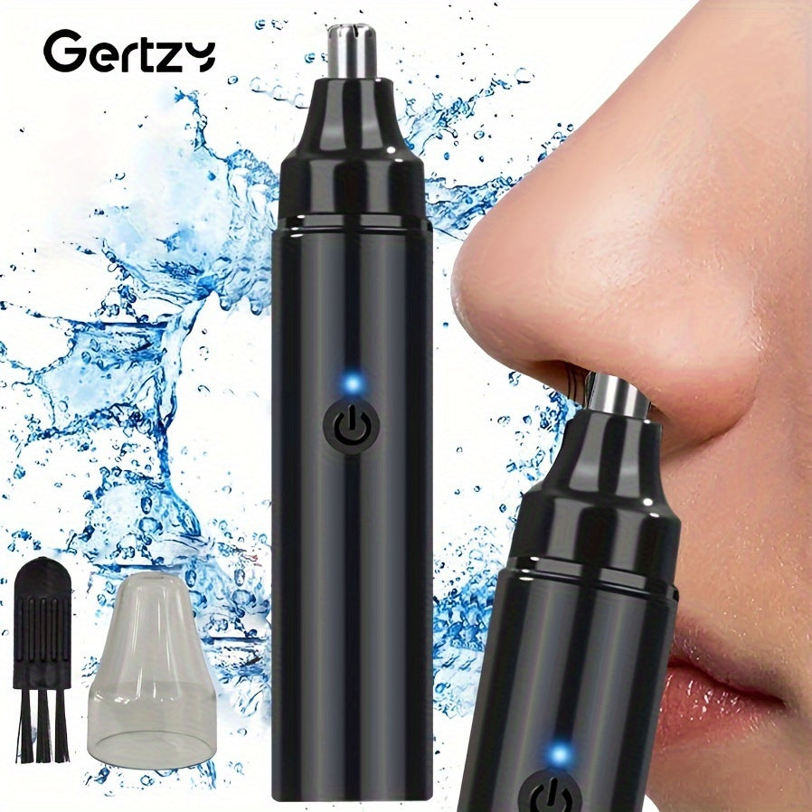Rechargeable Nose & Ear Hair Trimmer - USB Electric Painless Facial, Eyebrow & Nose Hair Remover