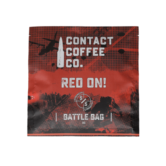 Single Serve Coffee Bags – Red On! | High Caffeine | 10 Bags