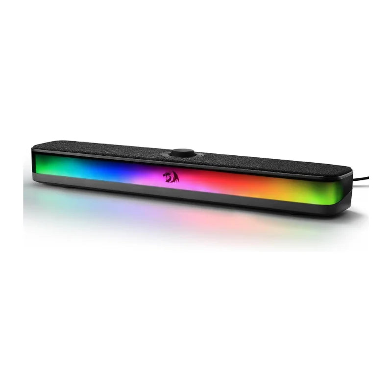 Redragon GS515 Black RGB Desktop Soundbar Computer Speakers Bluetooth LED Lights
