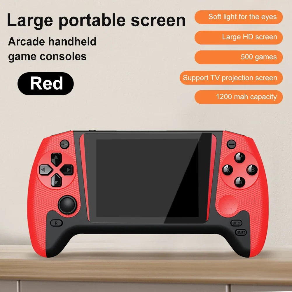 Retro Handheld Game Console 3.5inch LCD Screen Built-in 500 Games Gaming Portable System