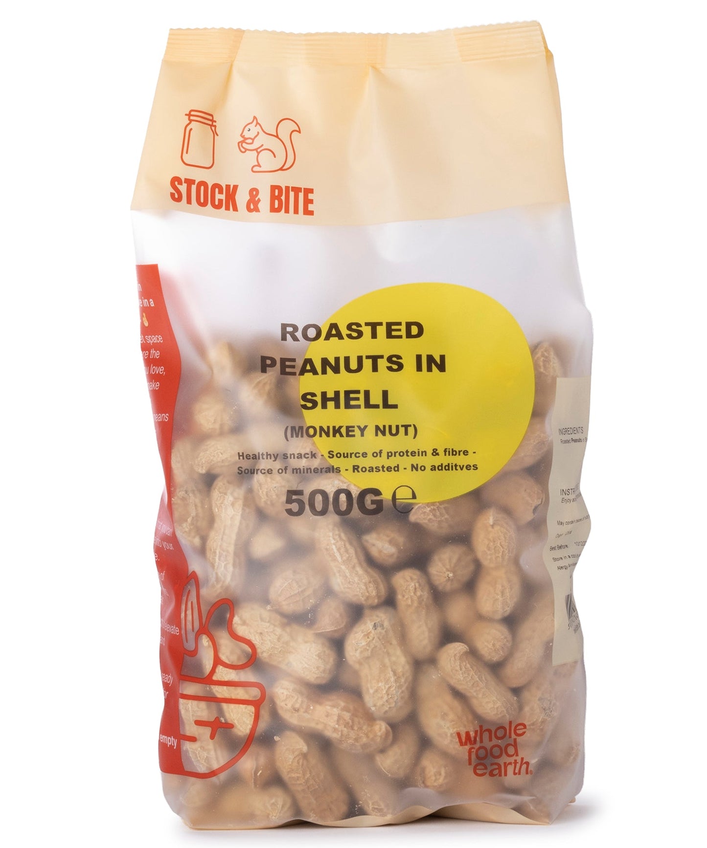 Roasted Peanuts in Shell (Monkey Nuts) - 500g