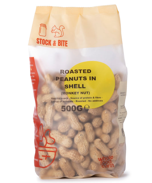 Cacahuetes Tostados con Cáscara (Cacahuetes Monos) - 500g