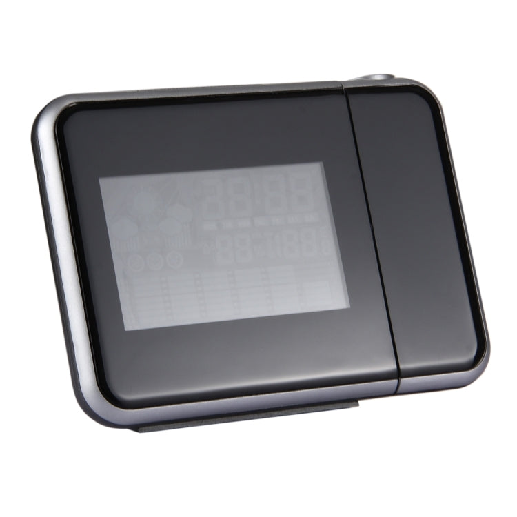 LED Projection Alarm Clock with Weather Station – Temperature, Humidity & Calendar Display