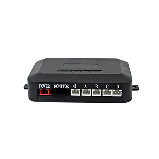 4-Sensor Electromagnetic Reversing Parking Sensor Kit – 0–2m Detection, 12V, Audible Alert