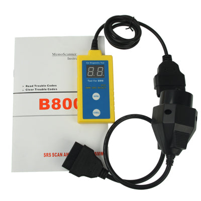 B800 BMW Airbag Scan & Reset Tool | Compatible with E36, E39, E46, Z4, X5 (1994–2003)