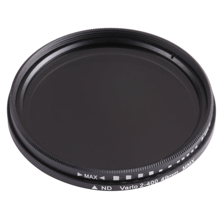 49mm Variable ND Filter ND2-ND400 Adjustable Neutral Density Lens Filter
