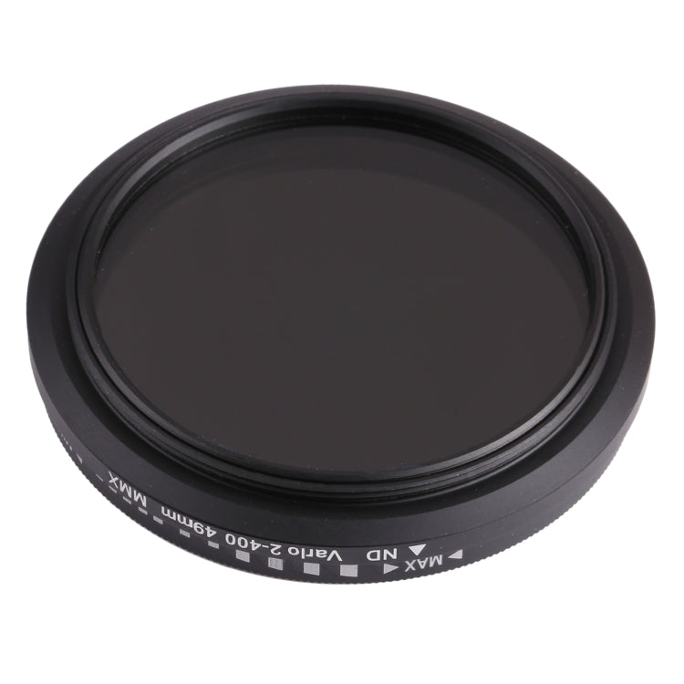 49mm Variable ND Filter ND2-ND400 Adjustable Neutral Density Lens Filter