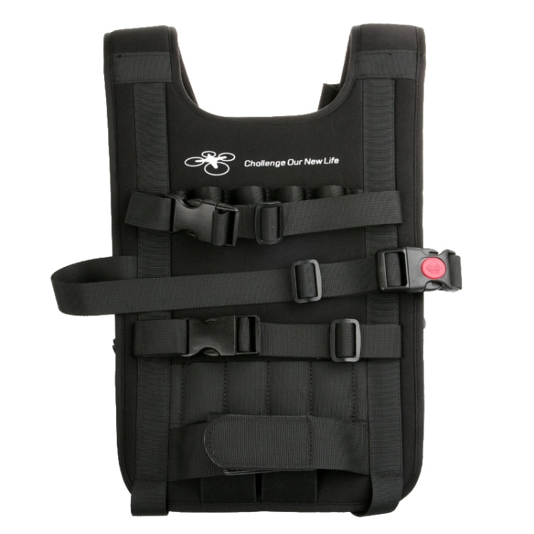 Schulter-Rucksack-Tragetasche, Mehrzwecktasche, Nackentragegurt für DJI Phantom 3 / 2 / 1 / Vision+, Trageoptionen für Quadcopter, Fernsteuerung, Akku, Propeller