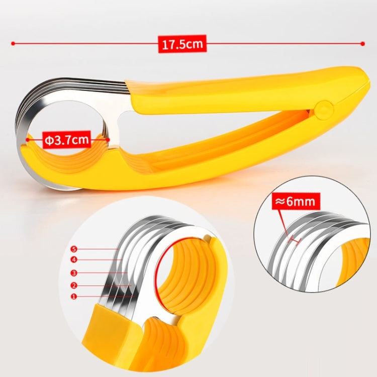 Küchenwerkzeug Bananenschneider für Obstsalat, Bananenschneider