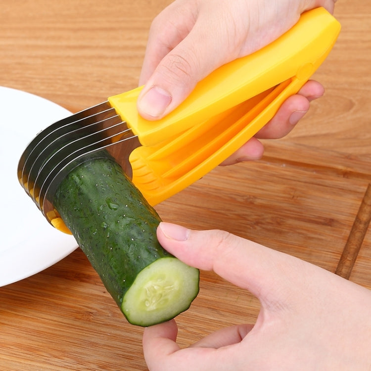 Küchenwerkzeug Bananenschneider für Obstsalat, Bananenschneider