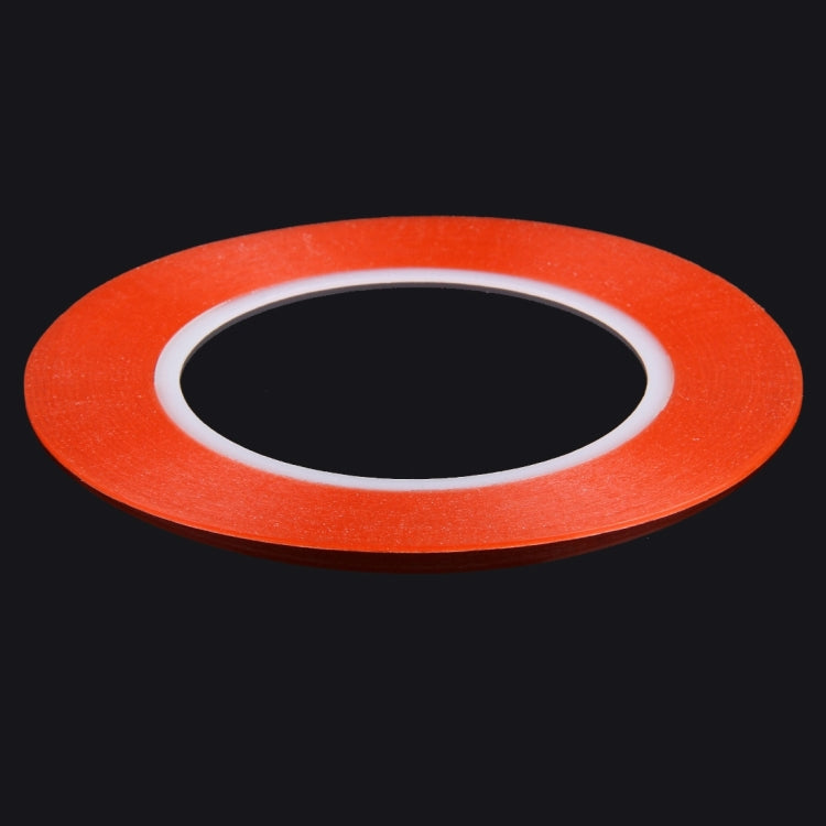 1 mm breites doppelseitiges Klebeband für die Reparatur von iPhone / Samsung / HTC Handy-Touchpanels, Länge: 25m, Breite: 1mm (Rot)