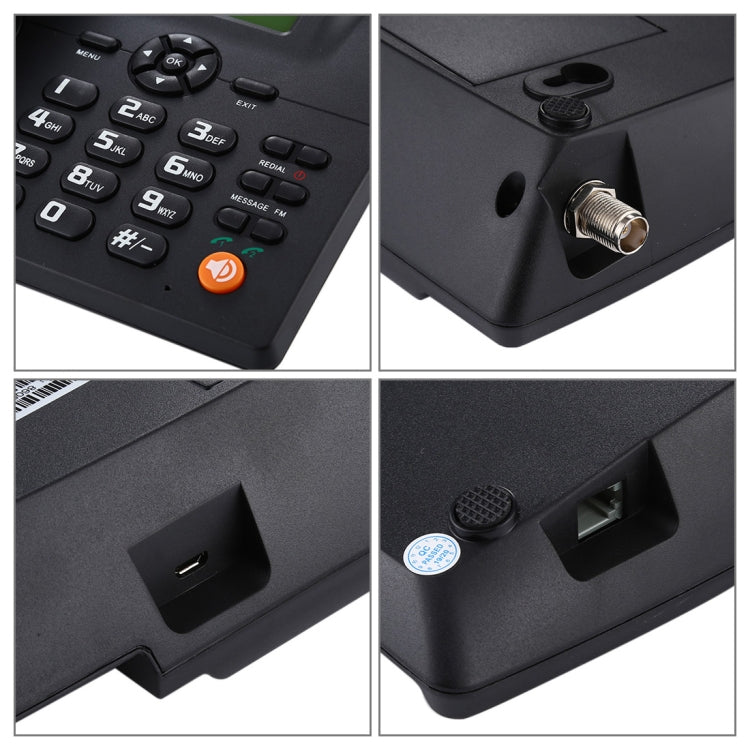 ZT600S Fixed Wireless GSM Desktop Phone | Dual SIM | 2.4" Screen | Quad Band