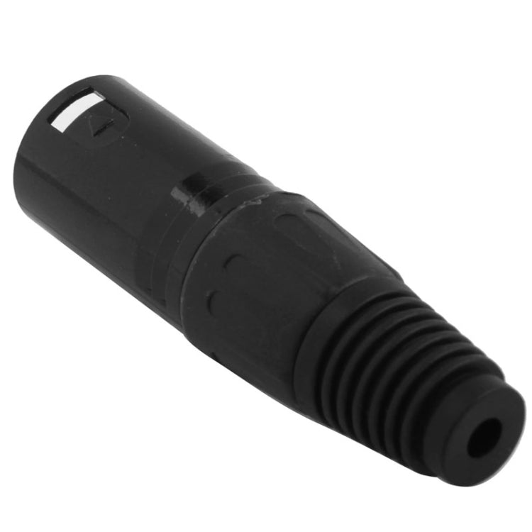 3-Pin XLR Male Plug Microphone Connector Adapter – Black