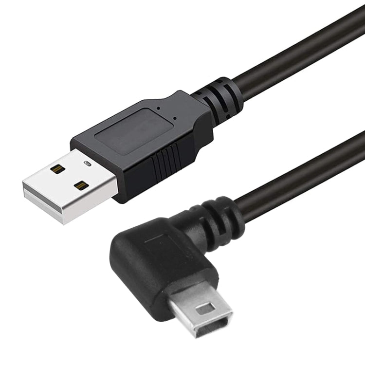 Right Angle Mini USB to USB 2.0 Adapter Cable – 25cm