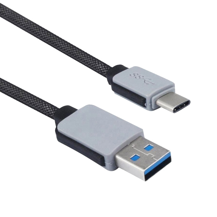 3 m geflochtenes USB-C-/Typ-C-3.1-Stecker-auf-USB-3.0-Stecker-Daten-/Ladekabel, 3 m