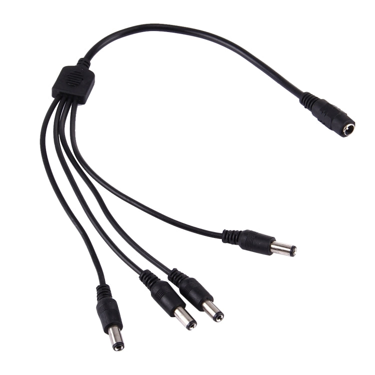 DC Power Splitter Cable 1 Female to 4 Male 5.5x2.1mm 40cm