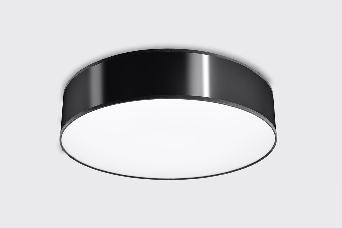 Ceiling Lamp ARENA 55 Black Round Shape Loft Design LED E27