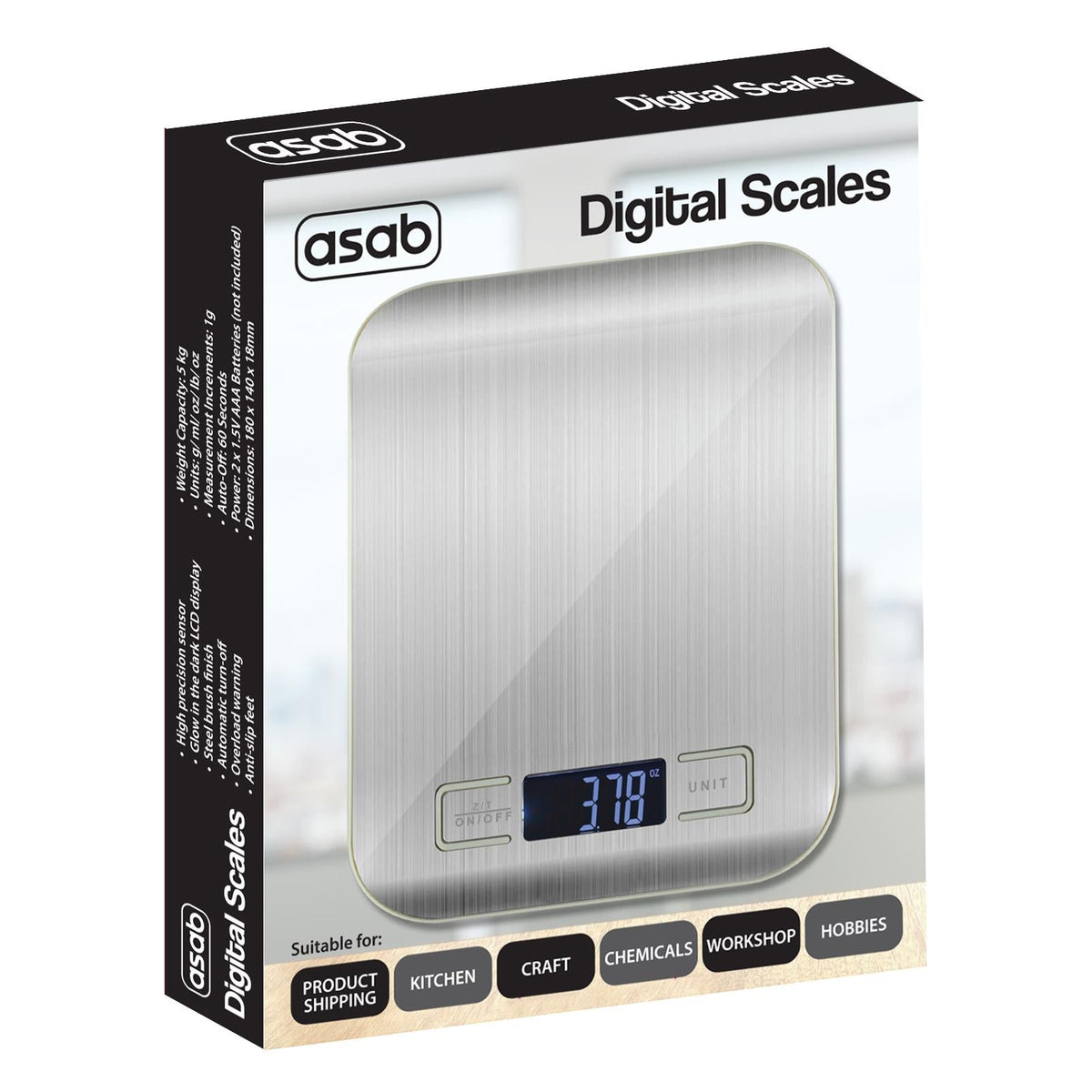Digital Kitchen Scales AS-12754