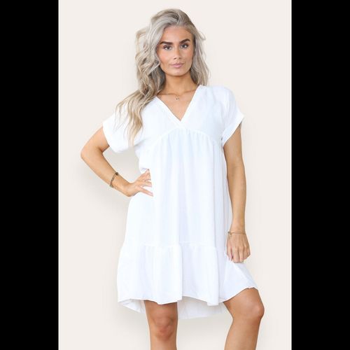 Fancy Style Tiered Smock Dress