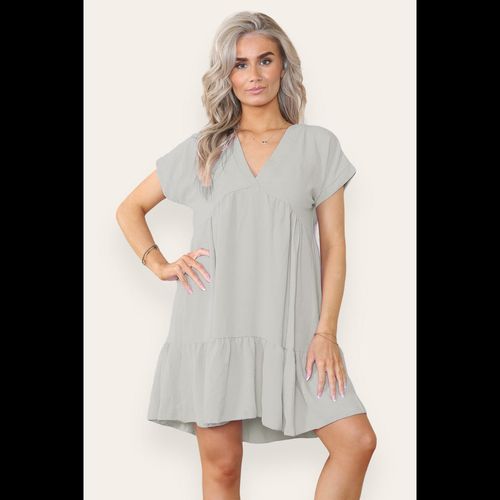 Fancy Style Tiered Smock Dress