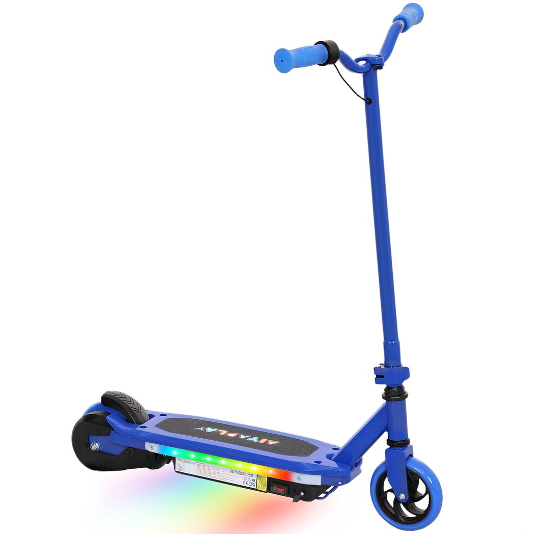Electric Scooter for Kids Ages 6-14 with Colourful LED Light Bar