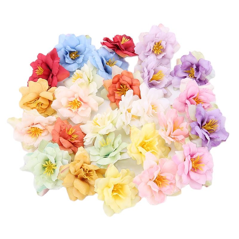 MENGHAO 5.5cm Silk Artificial Orchids - Ideal Home Decor & Wedding Flowers