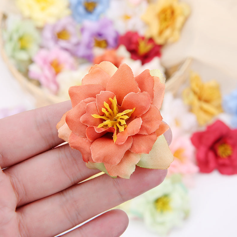 MENGHAO 5.5cm Silk Artificial Orchids - Ideal Home Decor & Wedding Flowers