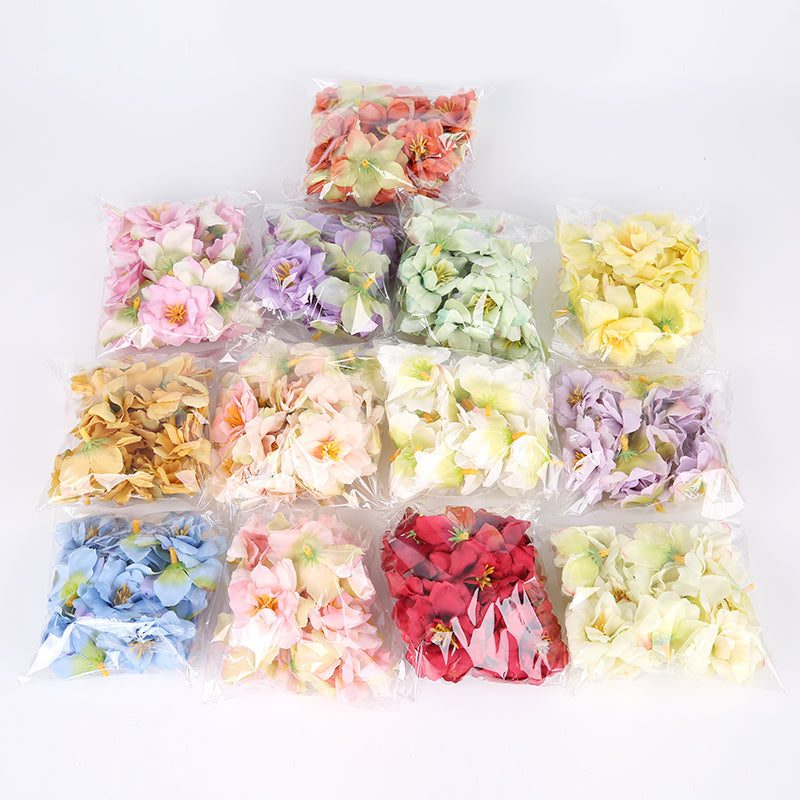 MENGHAO 5.5cm Silk Artificial Orchids - Ideal Home Decor & Wedding Flowers