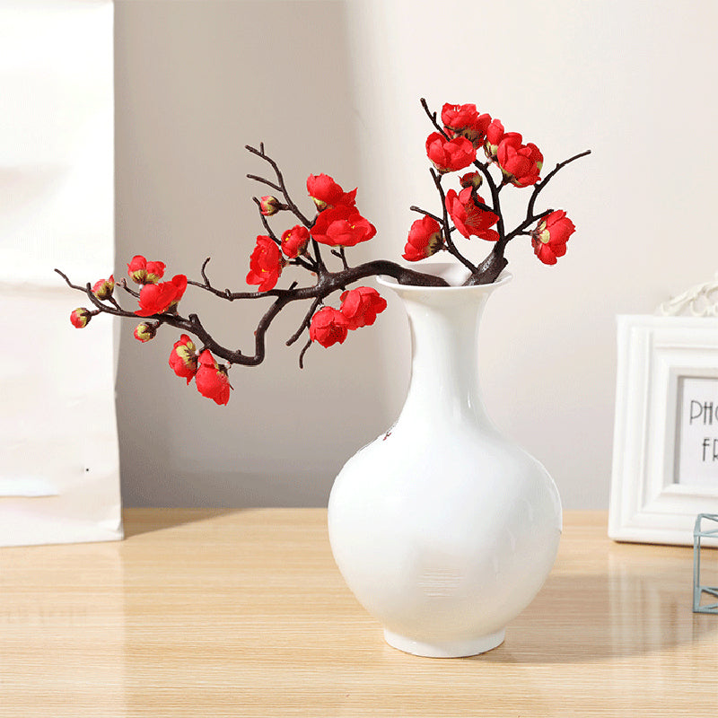 YOMDID Silk Plum Blossom Bouquet - Perfect for Home Decoration