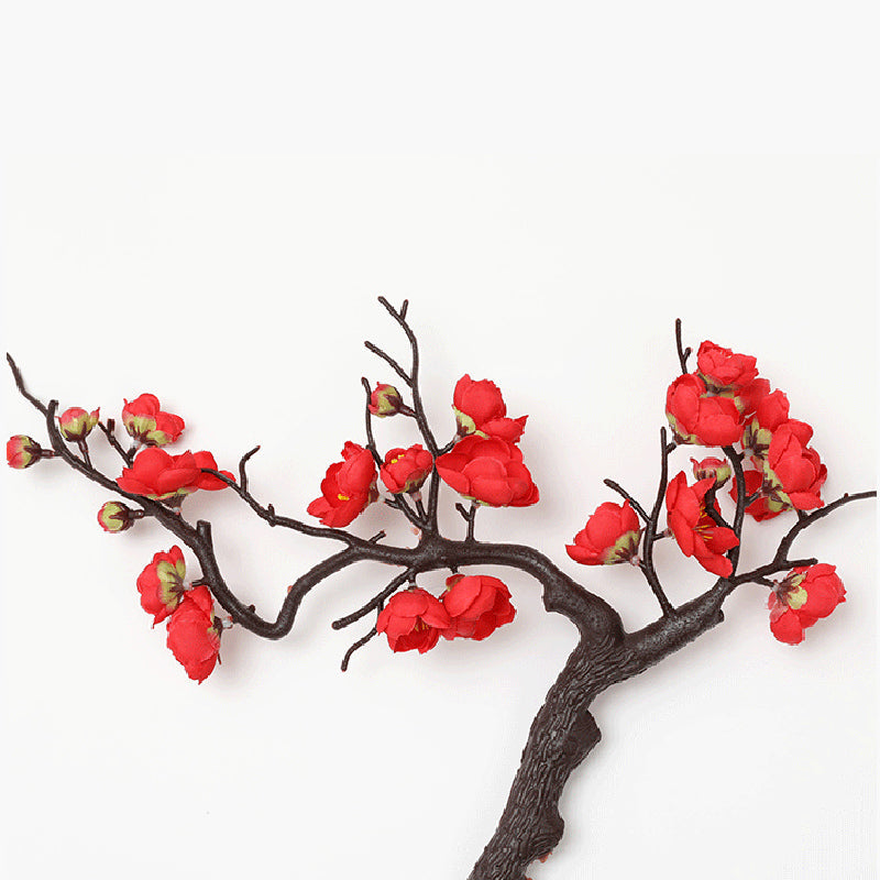 YOMDID Silk Plum Blossom Bouquet - Perfect for Home Decoration