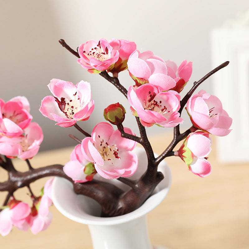 YOMDID Silk Plum Blossom Bouquet - Perfect for Home Decoration